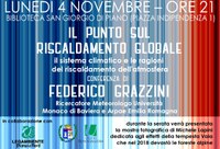 04/11/2019 San Giorgio di Piano - Il punto sul riscaldamento globale. Conferenza di Federico Grazzini