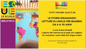 11/11/2021 Pieve di Cento. Le storie giramondo: letture in lingua per bambini da 4 a 10 anni