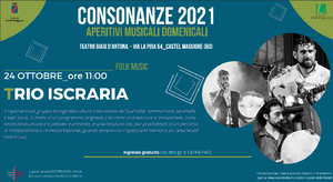 24/10/2021 Castel Maggiore - TRIO ISCRARIA.  Un appuntamento di Consonanze -Aperitivi musicali domenicali