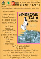 03/03/2023 San Giorgio di Piano - Presentazione del graphic novel Sindrome Italia. Storia delle nostre badanti. In occasione della giornata internazionale della donna