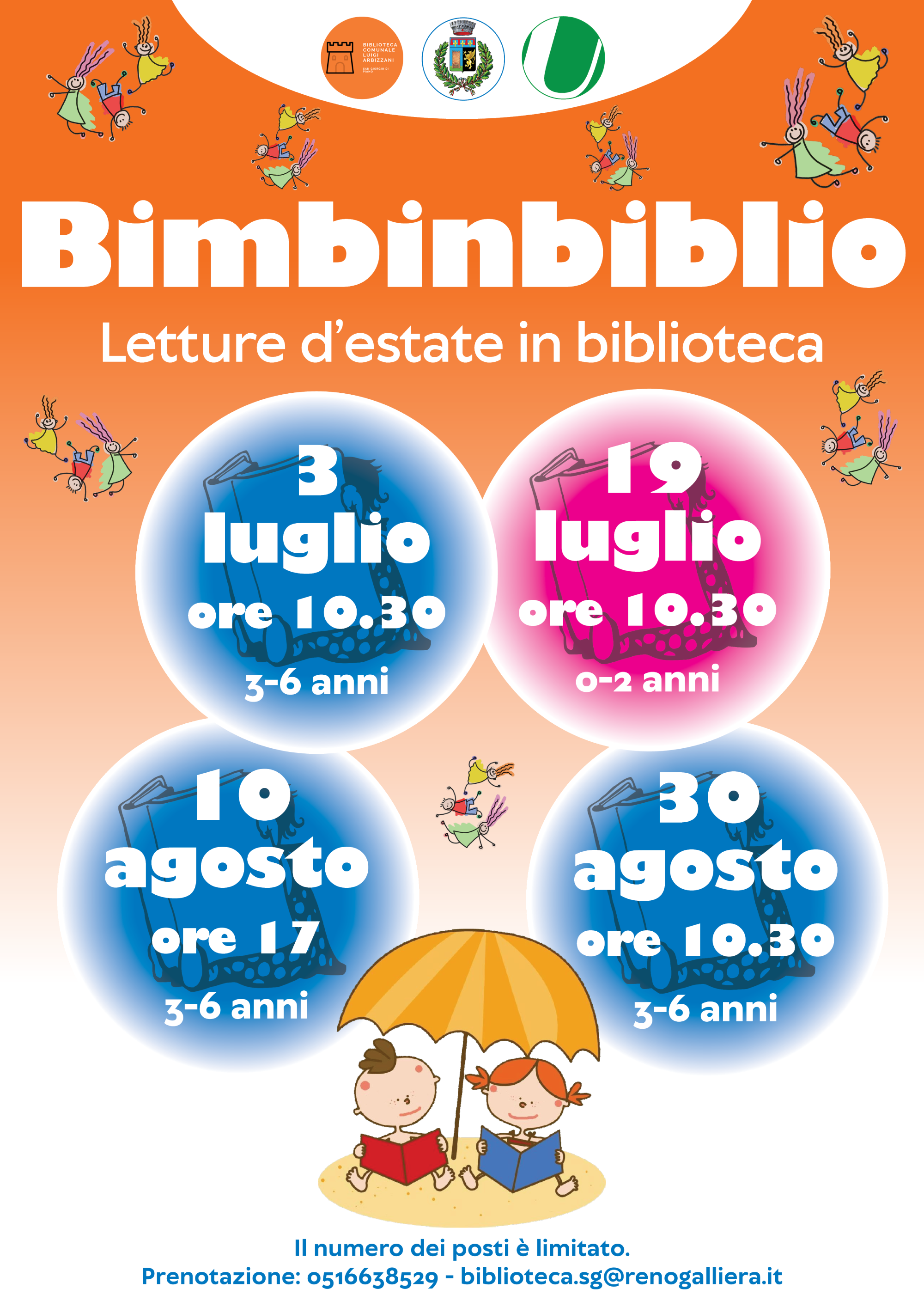 LETTURE IN BIBLIOTECA (bambini 3-6 anni)