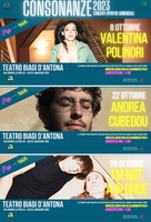 08-22-29/10/2023 Castel Maggiore - Consonanze. 16a edizione degli aperitivi musicali domenicali, quest'anno a tema pop-rock