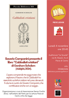 04/11/2024 Pieve di Cento - Cabbalisti cristiani. Saverio Campanini presenta il libro di Gershom Scholem