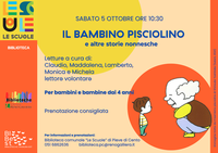 05/10/2024 Pieve di Cento - Il bambini Pisciolino e altre storie nonnesche. Letture in occasione della Giornata dei nonni (dai 4 anni)