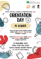 13/12/2024 Castel Maggiore - Orientation day al Korner. Per le studentesse e gli studenti di terza media