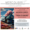 20/11/2024 Treni d'amore. Presentazione del libro di Maurizio Garuti. Un appuntamento del ciclo Mercolibrì