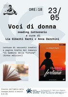 23/05/2024 Castel Maggiore - Voci di donna. reading letterario a cura di Lia Giberti Sarti e Anna Darchini. Rassegna Autrici e Autori D.O.C-M
