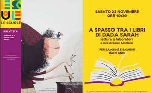 23/11/2024 Pieve di Cento - A spasso tra i libri di dada Sarah. Letture e laboratori, dai 6 anni