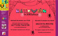 29 e 31/10/2024 Pieve di Cento - Halloween in biblioteca