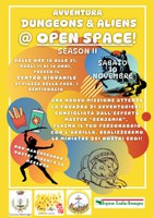 30/11/2024 Bentivoglio - Avventura Dungeons & Aliens - Season II. Apertura straordinaria dell'Open Space (11-16 anni)