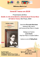 07/03/2025 San Pietro in Casale - Estella: la vita straordinaria e dimenticata di Teresa Noce. Presentazione del libro di di Valerio Varesi per la Giornata internazionale della donna