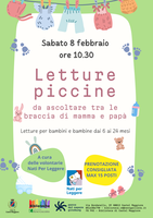 08/02/2025 Castel Maggiore - Letture piccine. Per bambini/e da 6 a 24 mesi