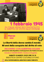 08/03/2025 Argelato - Incontro con  Albertina Soliani. Per la Giornata internazionale della donna