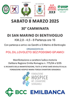 08/03/2025 Bentivoglio - 30ª Camminata di San Marino di Bentivoglio