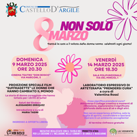 09 e 14/03/2025 Castello d'Argile - Proiezione di Suffragette e laboratorio di arteterapia. Per la Giornata internazionale della donna