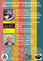 09/03/2025 San Giorgio di Piano - Incontro con Daniela Airoldi. Per la Giornata internazionale della donna