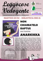 25/02/2025 San Giorgio di Piano - Non chiamatelo raptus. Leggocose, vedogente, per la Giornata internazionale della donna