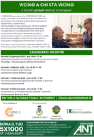 28/01-18/02/2025 Pieve di Cento - Vicino a chi sta vicino. Quattro incontri gratuiti dedicati ai Caregiver