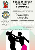Impara a difenderti: a Castello d'Argile parte a ottobre un corso di difesa personale femminile gratuito